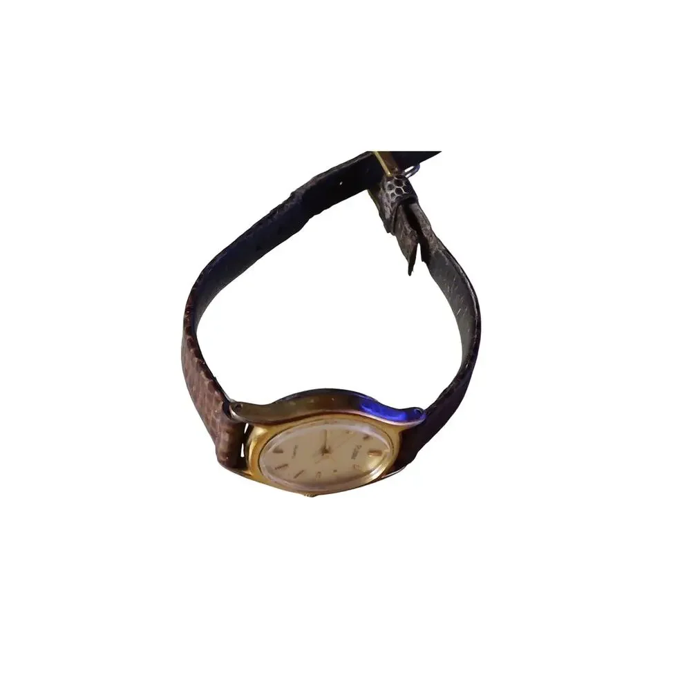 Women's Pulsar Quartz Watch, Gold-Tone Elegance with New Battery Installed Ready